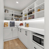 Scullery of lifestyle new build home in Waikato