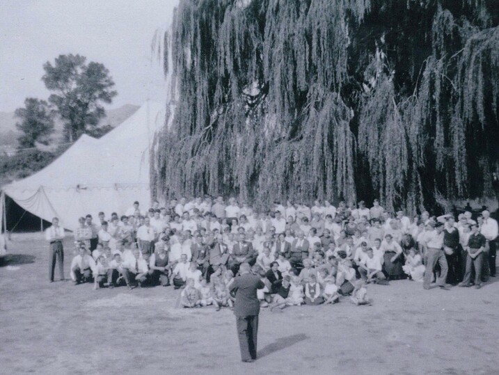 First Easter Camp at Riverbend, Hastings - 100 years of camping open brethren NZ