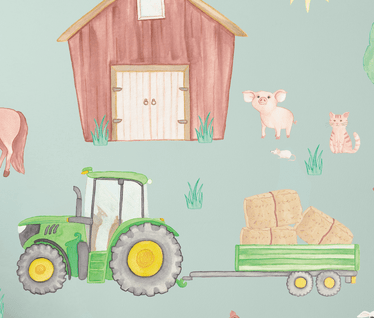 Farm removable wall decal set