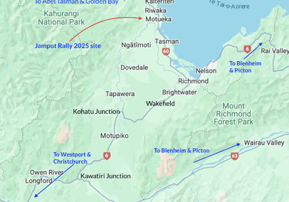 Roads to Jampot Rally 25 at Motukeka