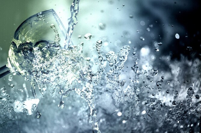 glass of water