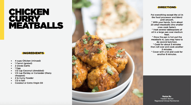 Lean protein is a good choice to have this holiday season. It helps keep you full for longer, and may curve the desire to reach for some unhealthy choices. These finger meatballs are a great option to make and super easy!