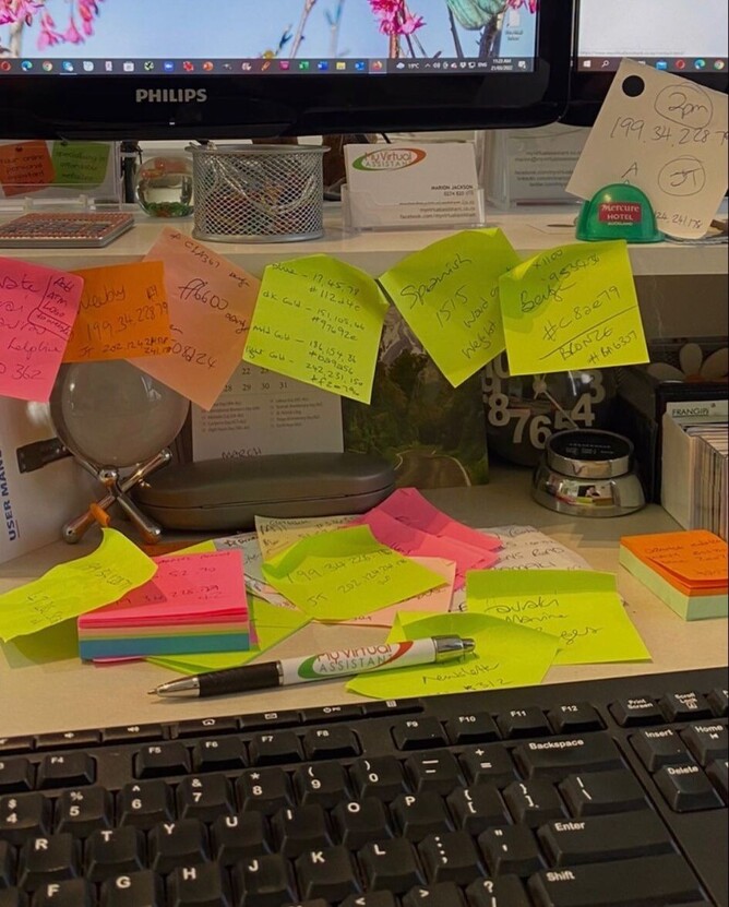 BEFORE Desk Board Buddy