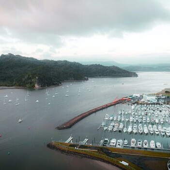 Whitianga marina.