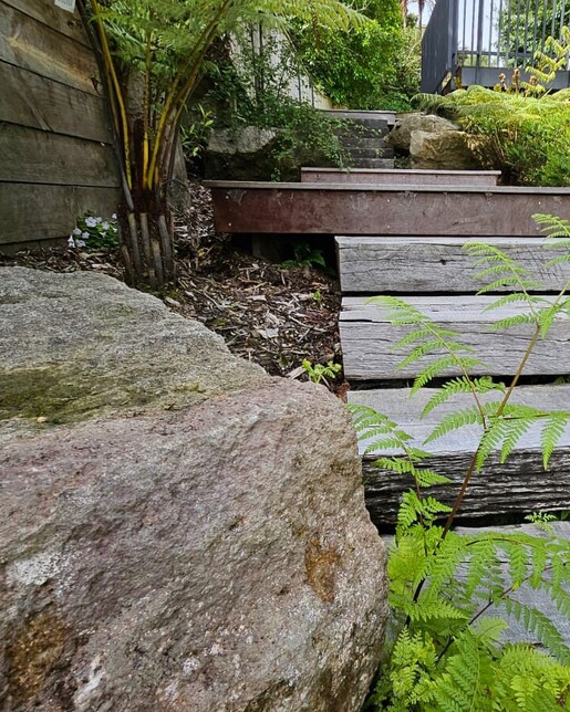 Natural Rock and Boulder for a landscaped garden in Rotorua