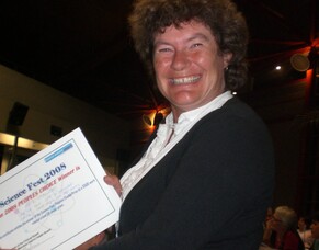 Congratulations Kate on the People's Choice award at Science Fest!