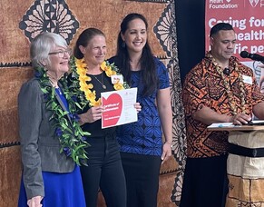 Congratulations Tania on your Pacific Nutrition certificate!