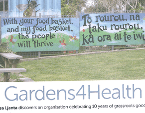 OrganicNZ write-up for Gardens4Health