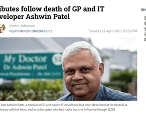 RIP and Thank you Dr Ashwin Patel