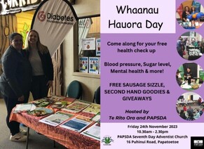 Te Rito Ora - Whaanau Hauora Day