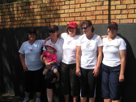 Some of the DPT Special K 2005 Team members - Jennie, Karen, Kate, Sara, Trish (not present  Eileen, Gina, Helen, Judy, Miria)