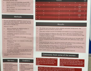 Poster - Gestational Diabetes, women's stories - IDF 2013