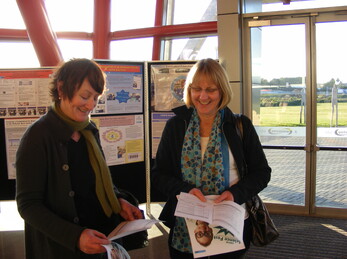 Sara and Lynette at Middlemore Sciencefest.