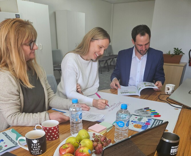 From left: Diana, Cassie, Matt