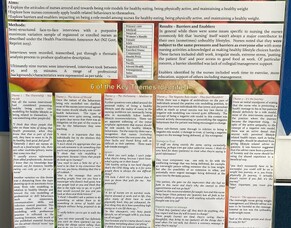 Poster NZSSD - Nurses as Role models for Healthy Eating and Being Active