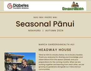 Gardens4Health Autumn Hui and Pānui