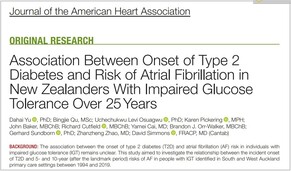 Publication - DCSS - Atrial Fibrillation and Impaired Glucose Tolerance