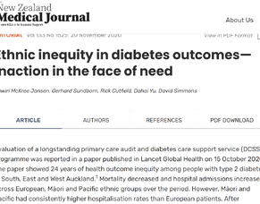 Publication - Article on Ethnic Inequity in the face of need