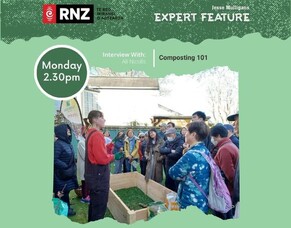 In the News: Ali talks composting with Radio NZ