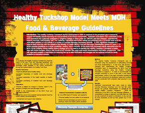 Poster - Healthy Tuckshop Model IDF 2009