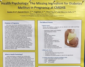 Poster - Health Psychology and Diabetes in Pregnancy at CMDHB