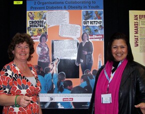 Poster - Two organisations collaborating to prevent diabetes and obesity in Youth - NZSSD conference 2007
