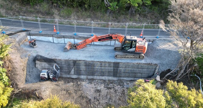 Slip repairs completed on Colville Road, Thames-Coromandel | Nicholls ...