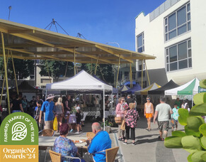 We are Organic NZ Farmers&#039; Market of the Year 2024!