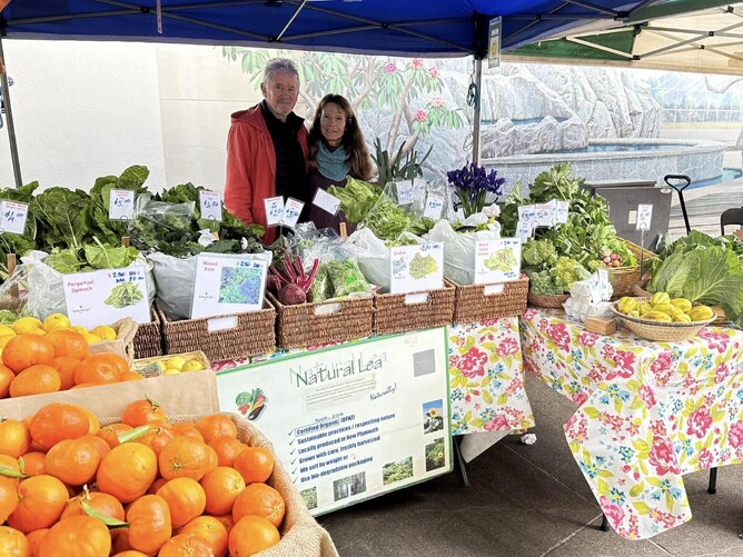 Richard & Patricia and the Natural Lea Bounty!