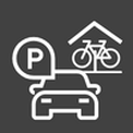 Gated vehicle and bicycle parking | Smith House Whanganui