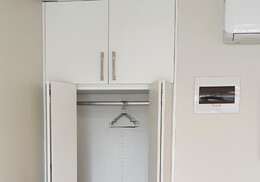 Wardrobe space | Smith House Whanganui