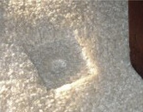 Removal of indentations on carpet
