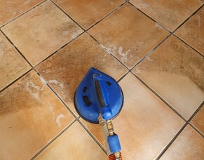 Tile Floor Cleaning. 'Get off your hands and knees'!
