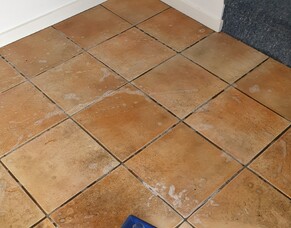 Tile Floor Cleaning. 'Get off your hands and knees'!