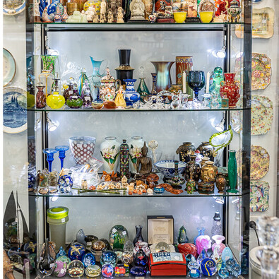 a colleciton of porcelain and vases at Rotorua Antiques & Collectables