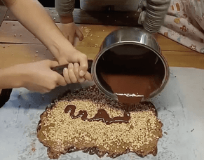 Squashed Date and Nut Butter Slice