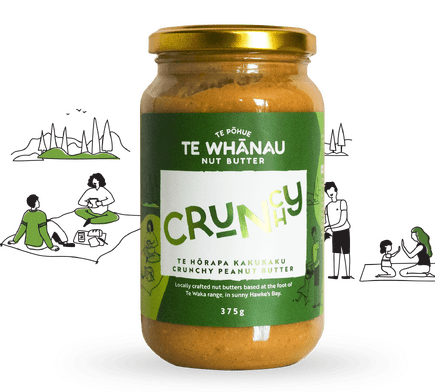 Crunchy Peanut Butter made in Hawke's Bay. Community based and locally crafted. | Te Whanau Nut Butter