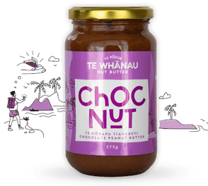 Choc Nut, chocolate handcrafted peanut butter made here in New Zealand from natural ingredients