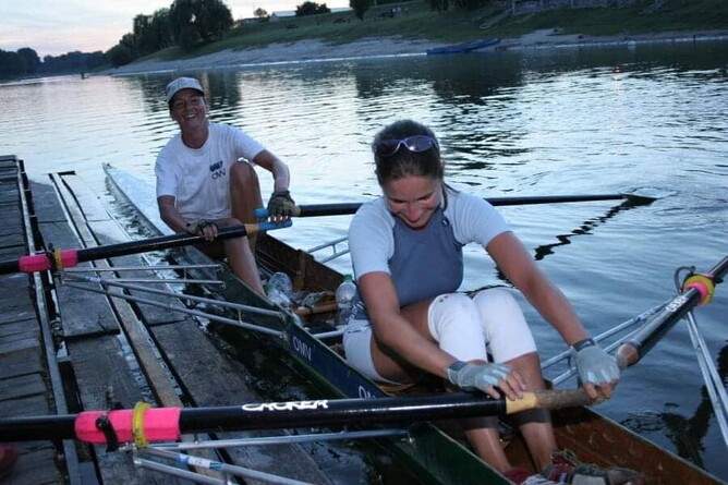 Kriszti and Vera in the Double after 172km