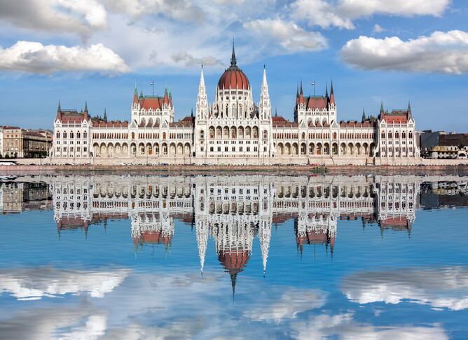 Hungarian Parliament from the Danube