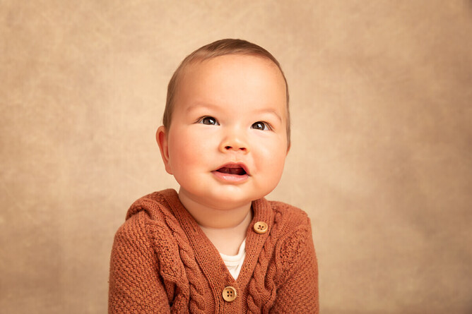baby stter photography studio shoot at Mel Waite Photography
