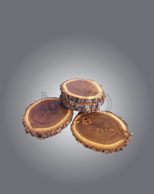 rustic wood rounds