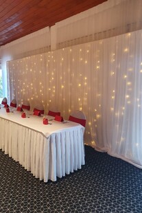 Fairy light backdrop