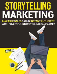 Front cover of storytelling marketing eBook