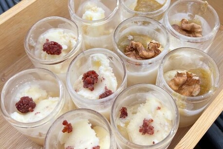 Native forest infused icecream