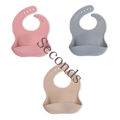 Silicone baby feeding bib
