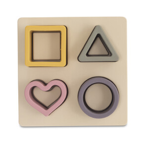 Silicone puzzle toy, shapes