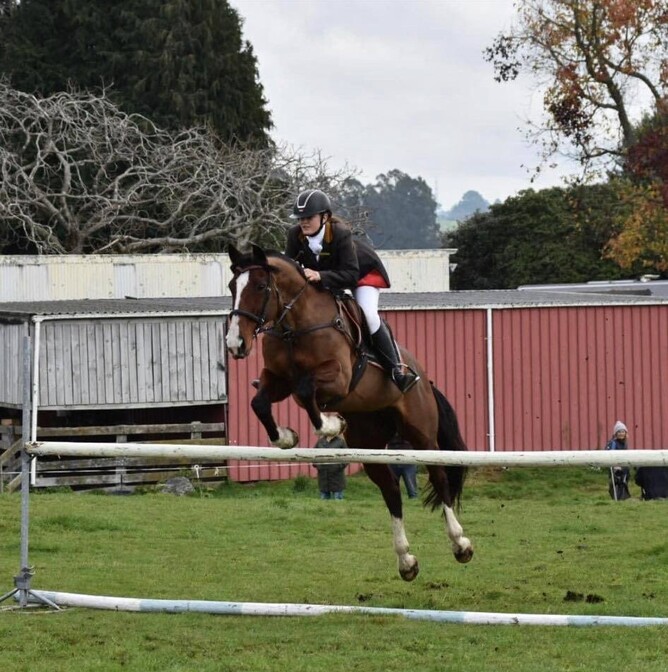 Sarah out doing what she loves most!