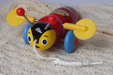 Nz Toys Buzzy Bee Wooden New