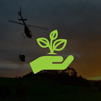 Helicopter horticulture services